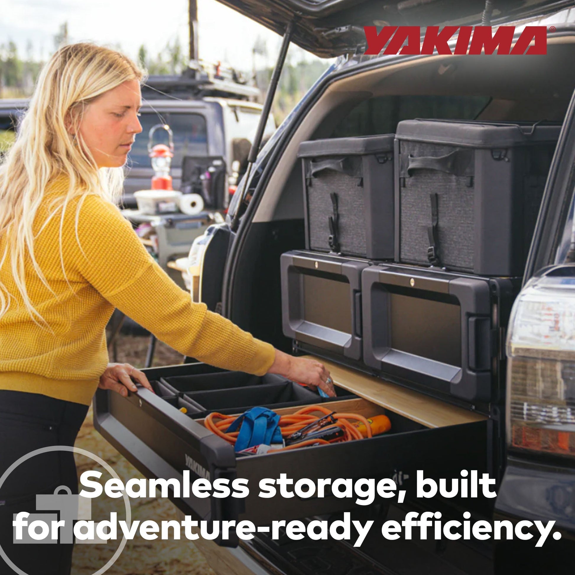 Yakima MOD HomeBase XL Base Unit of Drawer System w/Internal Drawer Divider - Find Fresh Goods