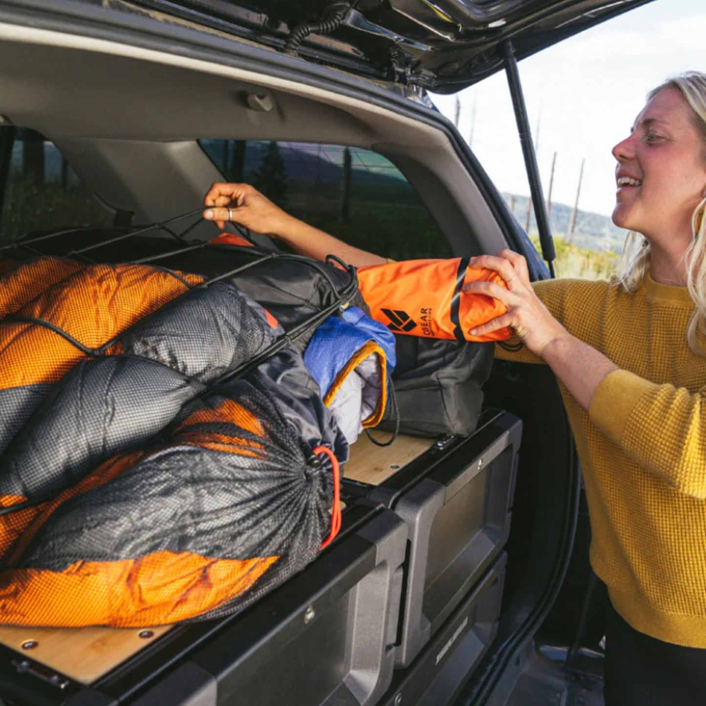 Yakima 32 x 19 Inch Cargo Stretch Net for MOD HomeBase Unit or Toppers, Black - Find Fresh Goods