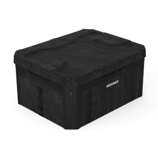 Yakima MOD GearCrate Medium Stackable Premium Tote with Lid and Divider, Black - Find Fresh Goods