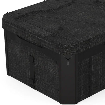Yakima MOD GearCrate Medium Stackable Premium Tote with Lid and Divider, Black - Find Fresh Goods