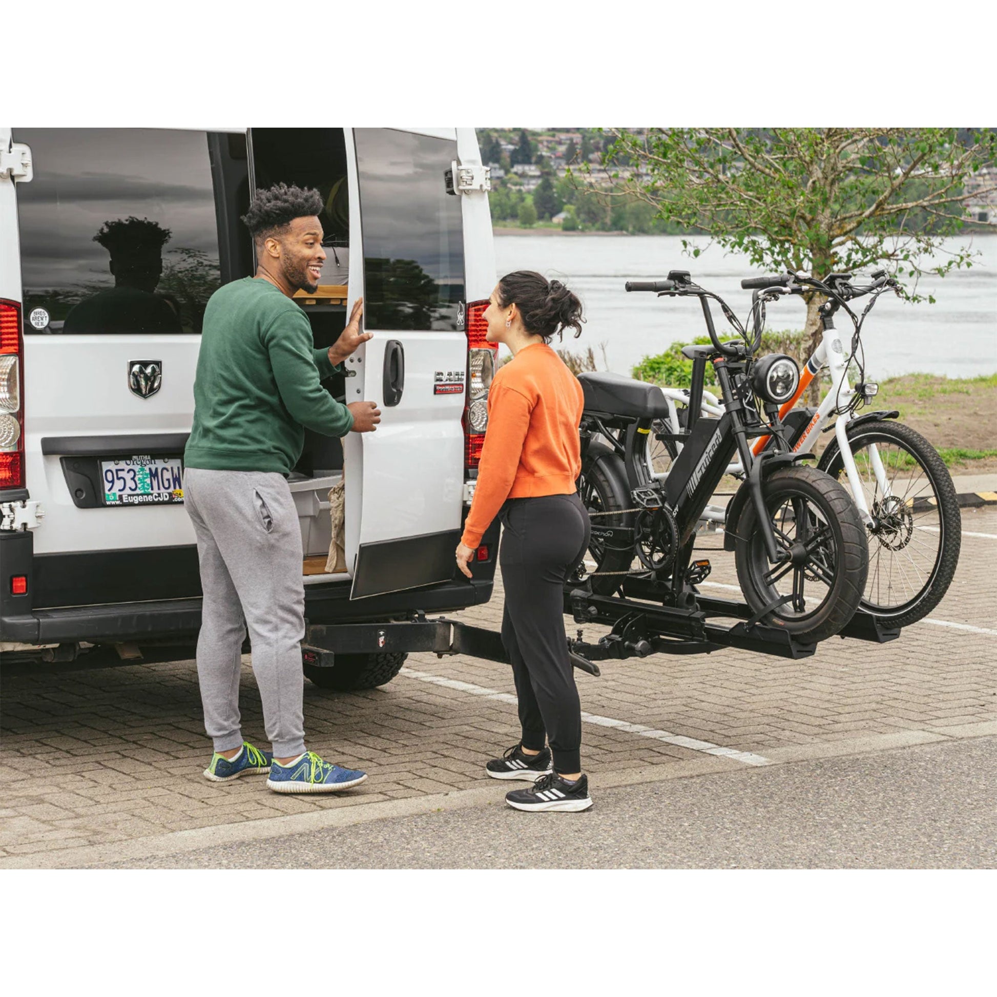 Yakima OnRamp LX Bike Rack with Ramp and Wheel Straps for 1.25" Hitch Receivers - Find Fresh Goods