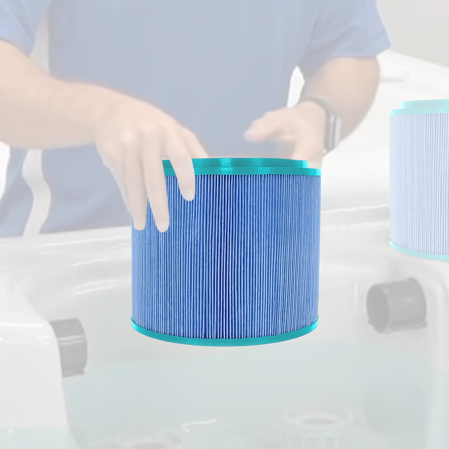 Hurricane 2 Pack Elite Aseptic Filter Cartridge for PM35SC-F2M & Unicel 5CH-352