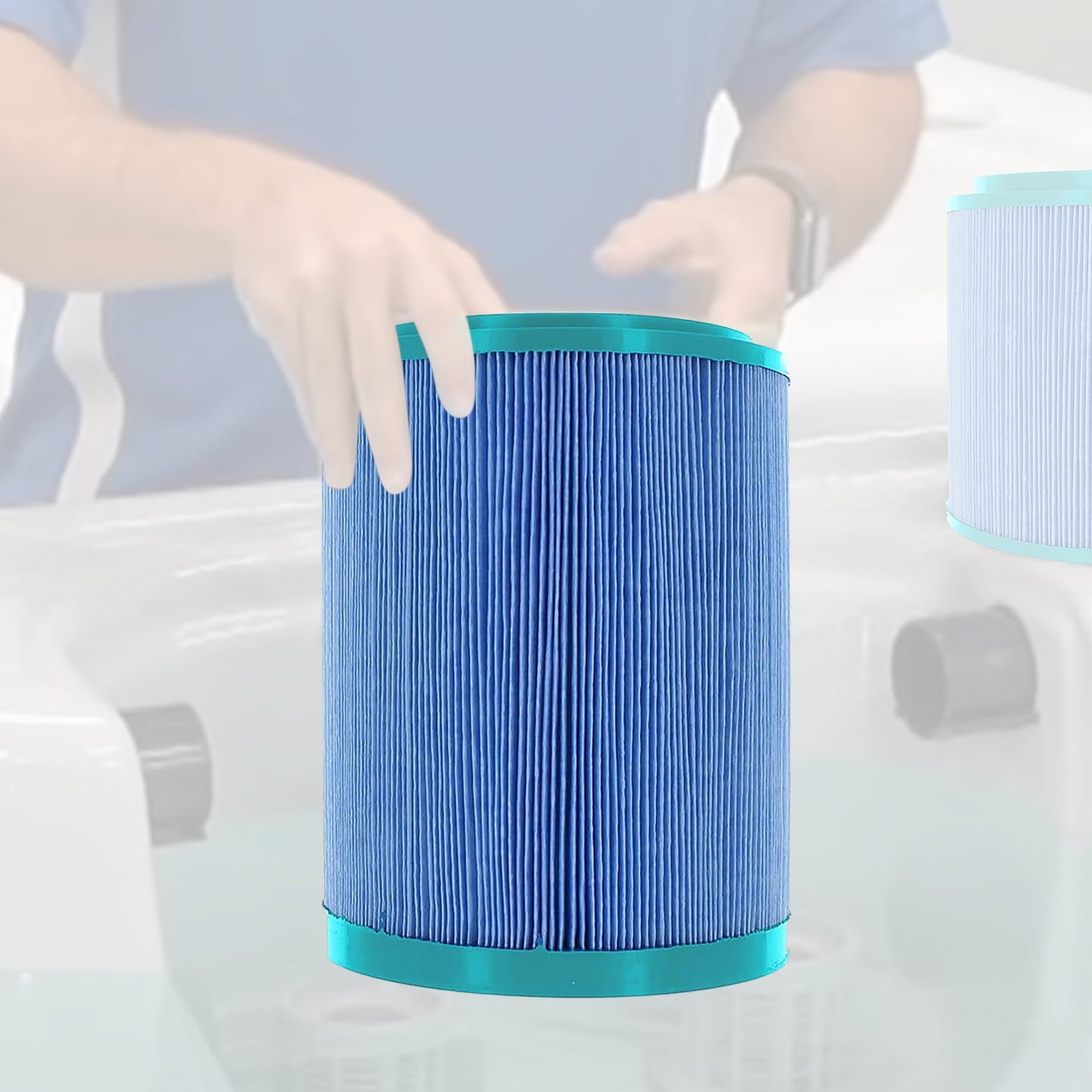 Hurricane Elite Aseptic Spa Cartridge Filter for PMA25-M, PMA-PROPAK2-M, 2 Pack