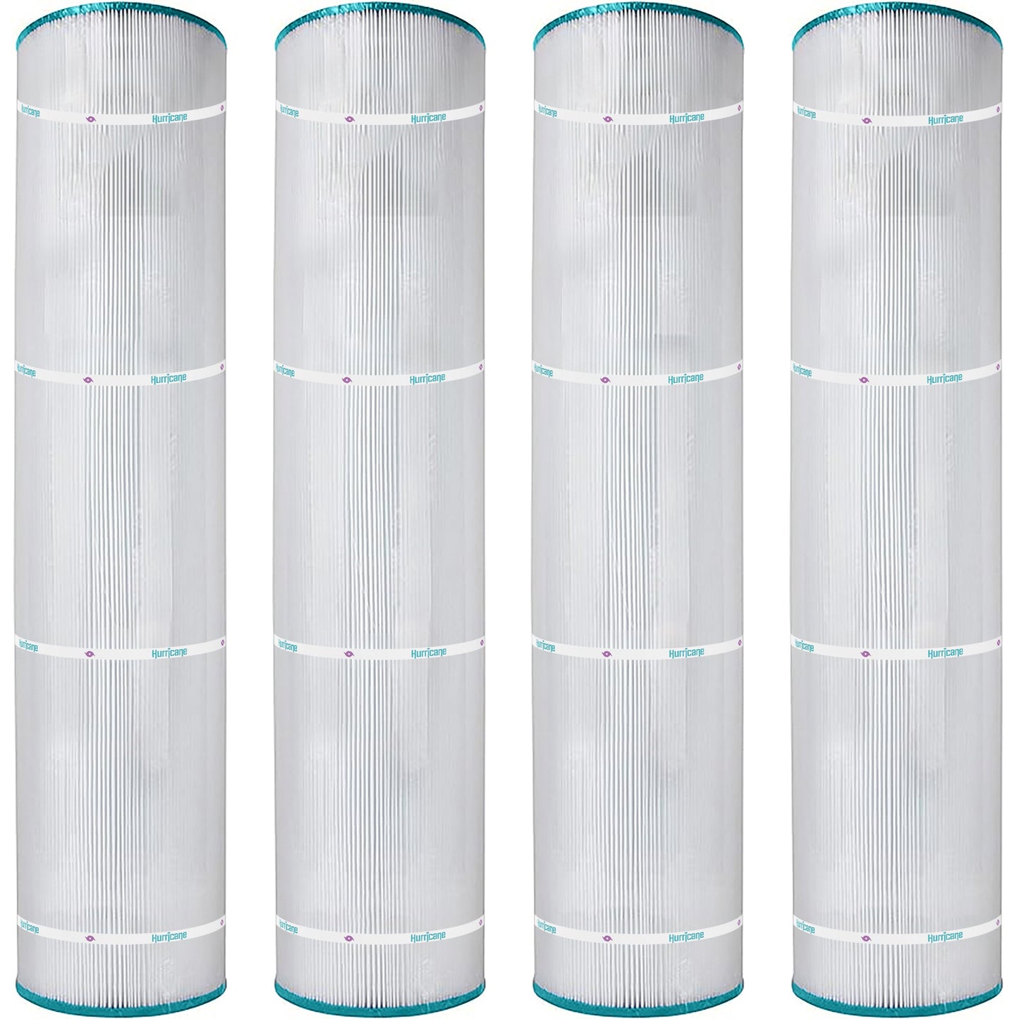 Hurricane 4 Pack HF7495-04 Advanced Pool and Spa Filter Cartridge Replacement
