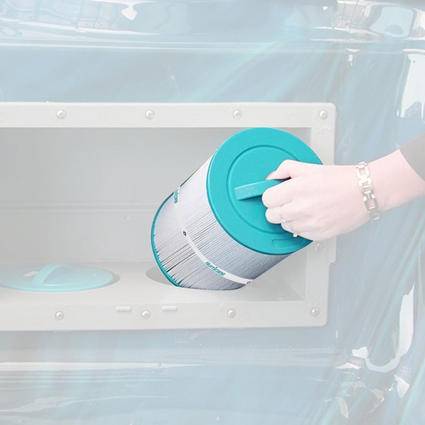 Hurricane 3 Pack HF4950-01 Advanced Pool and Spa Filter Cartridge Replacement