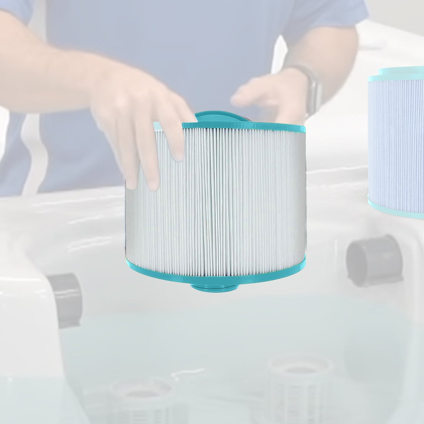 Hurricane 3 Pack Replacement Spa Filter Cartridge for PBF35-M and Unicel 8CH-950