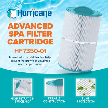 Hurricane 3 Pack HF7350-01 Advanced Pool and Spa Filter Cartridge Replacement