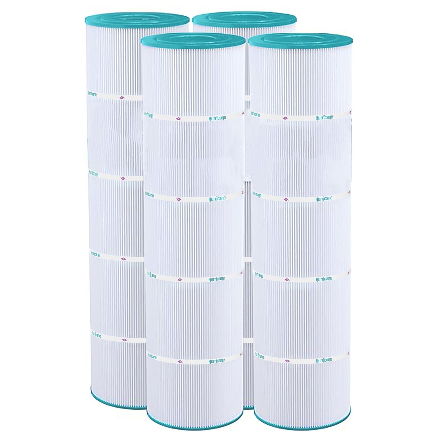 Hurricane 4 Pack HF7471-04 Advanced Pool and Spa Filter Cartridge Replacement