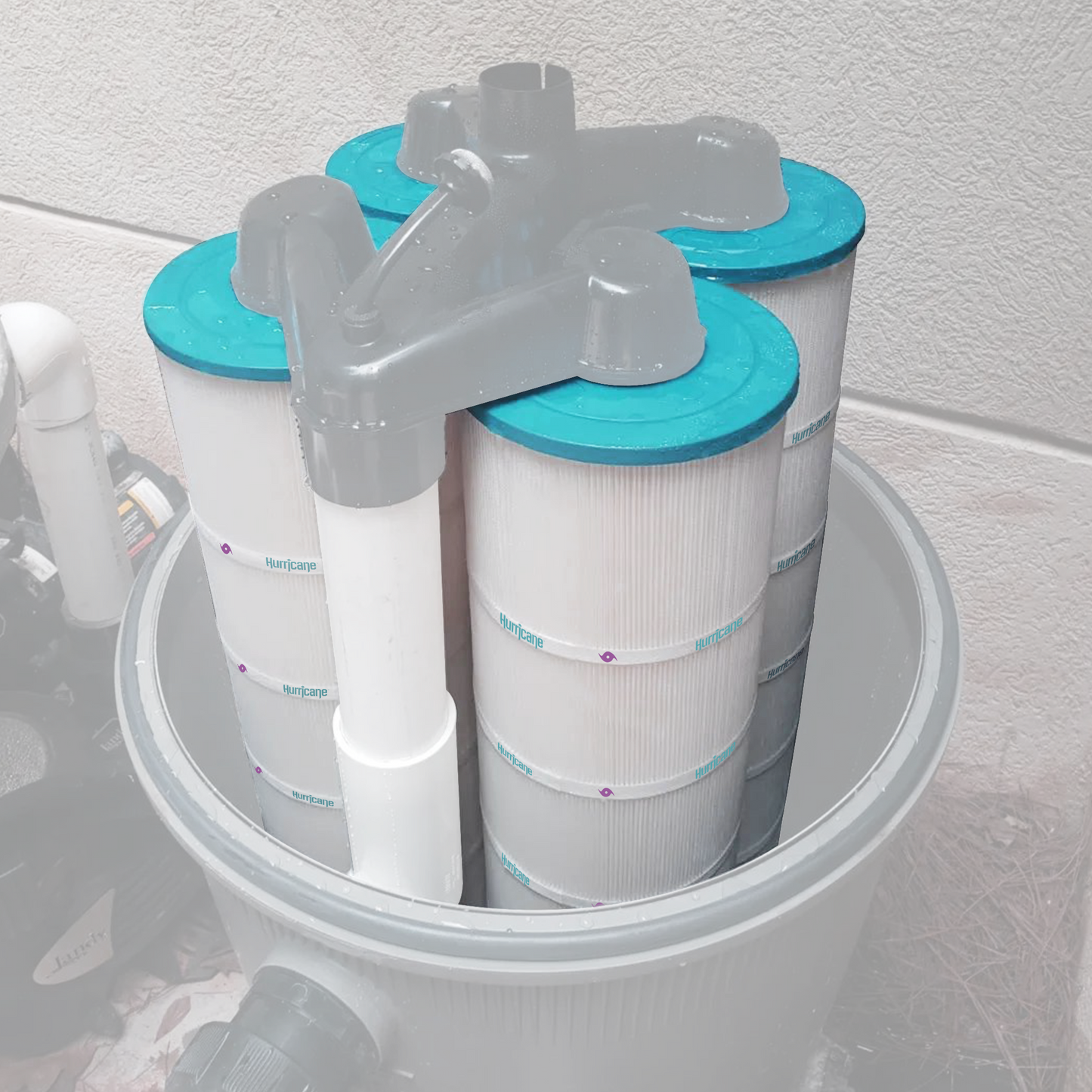 Hurricane 8 Pack HF7471-04 Advanced Pool and Spa Filter Cartridge Replacement