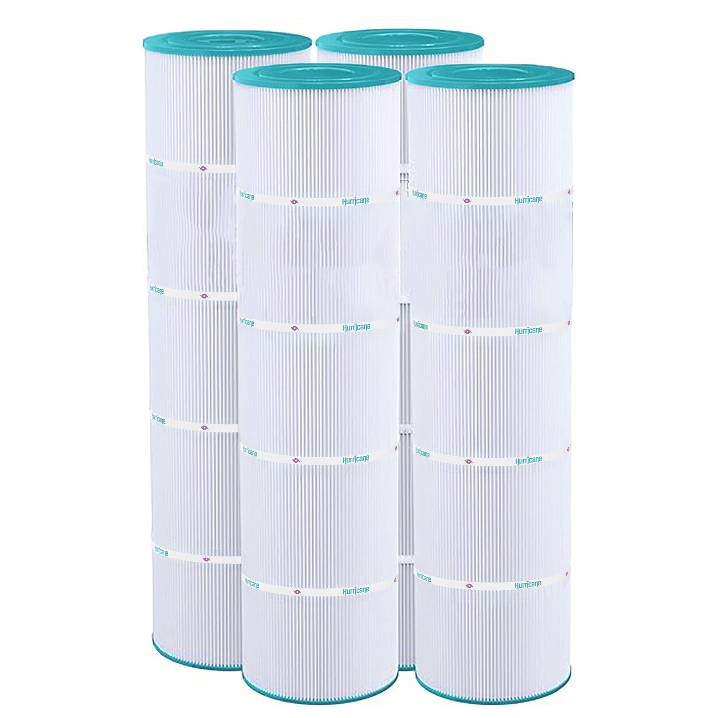 Hurricane 4 Pack HF7459-04 Advanced Pool and Spa Filter Cartridge Replacement