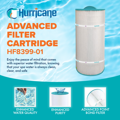 Hurricane HF8399-01 Replacement Spa Filter Cartridge for Unicel C8399 & PCD100W