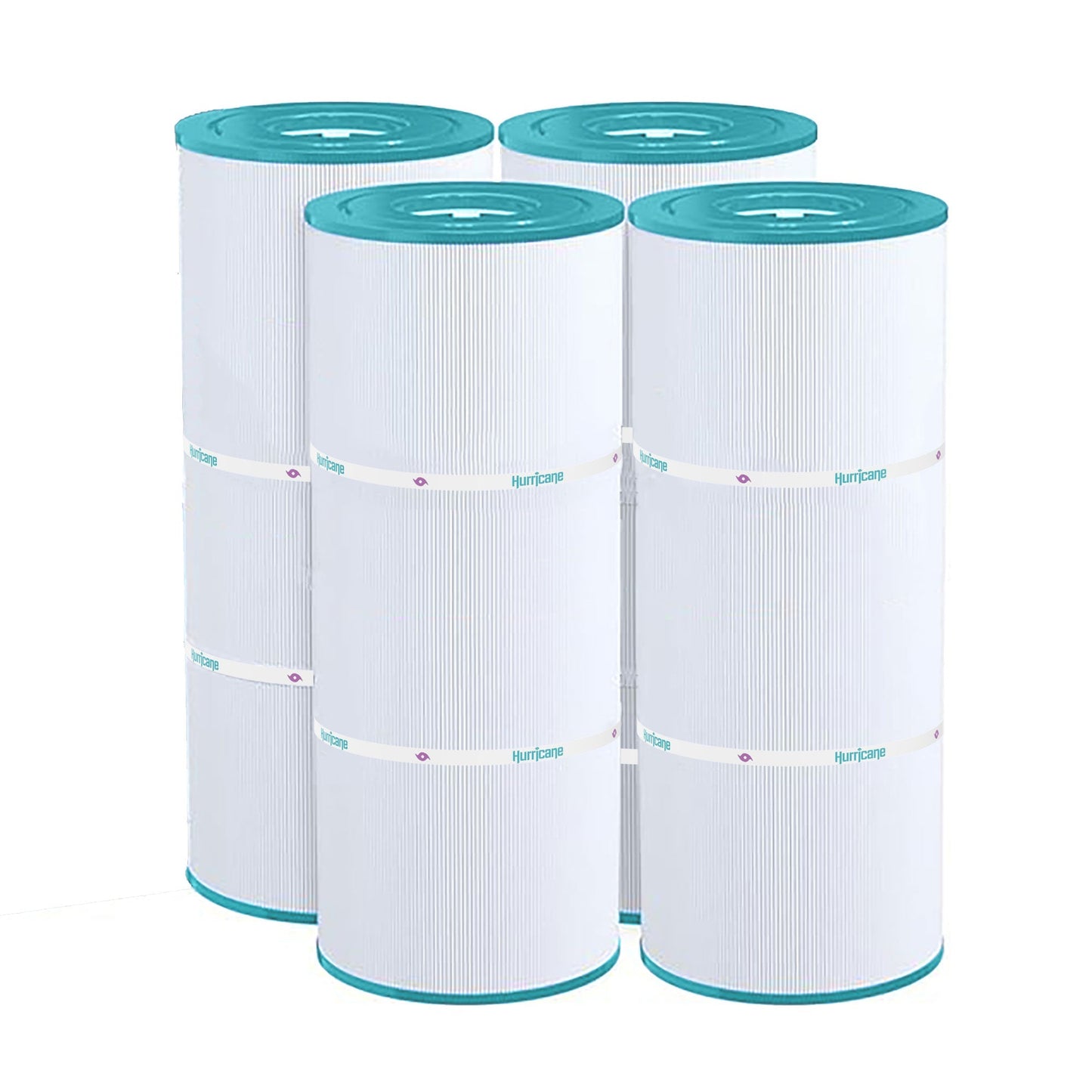 Hurricane 4 Pack HF56SV-04 Advanced Pool and Spa Filter Cartridge Replacement