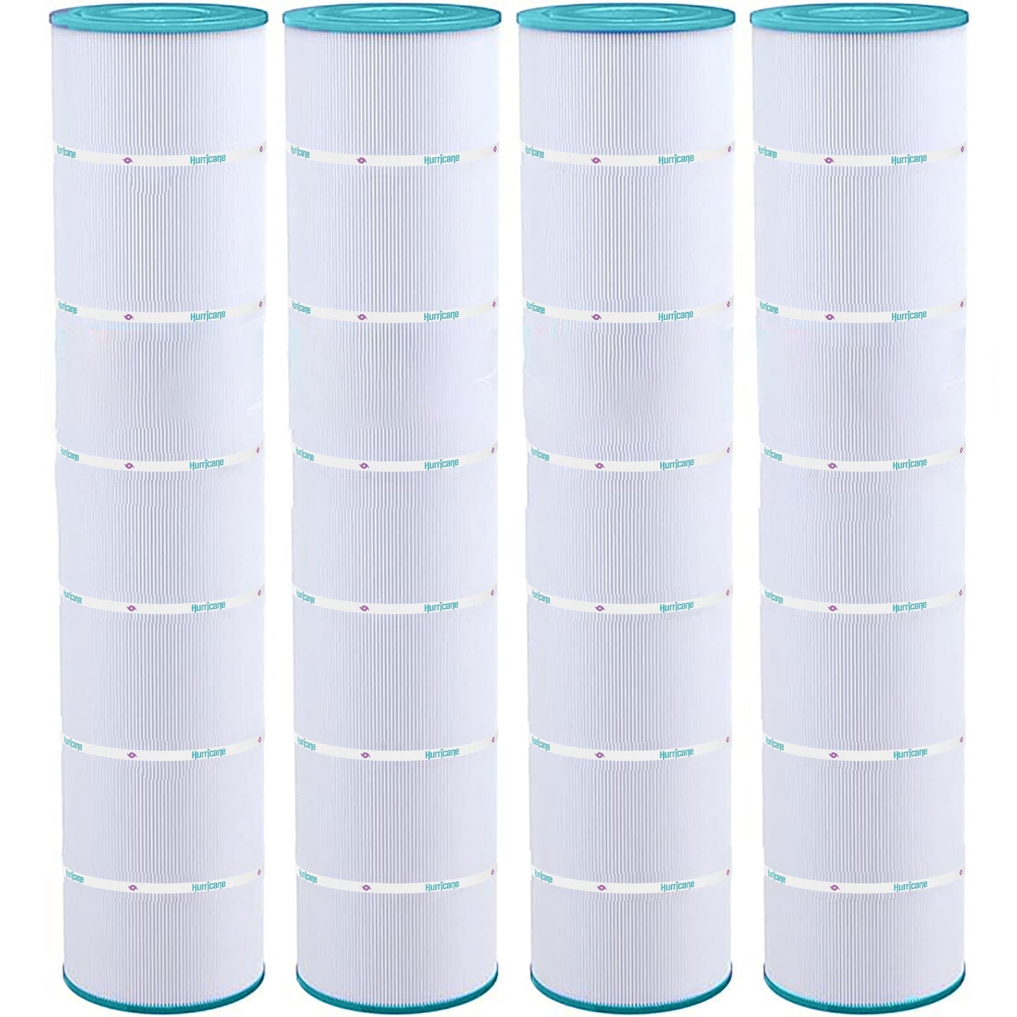 Hurricane 4 Pack HF7494-04 Advanced Pool and Spa Filter Cartridge Replacement