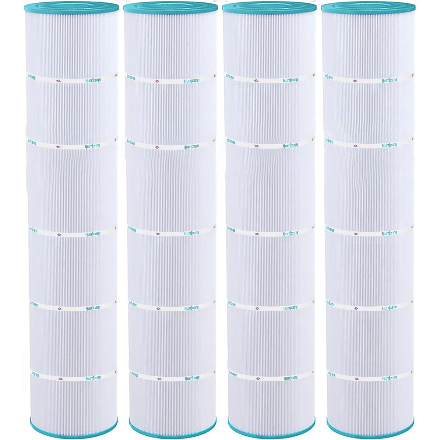 Hurricane 4 Pack HF7482-04 Advanced Pool and Spa Filter Cartridge Replacement