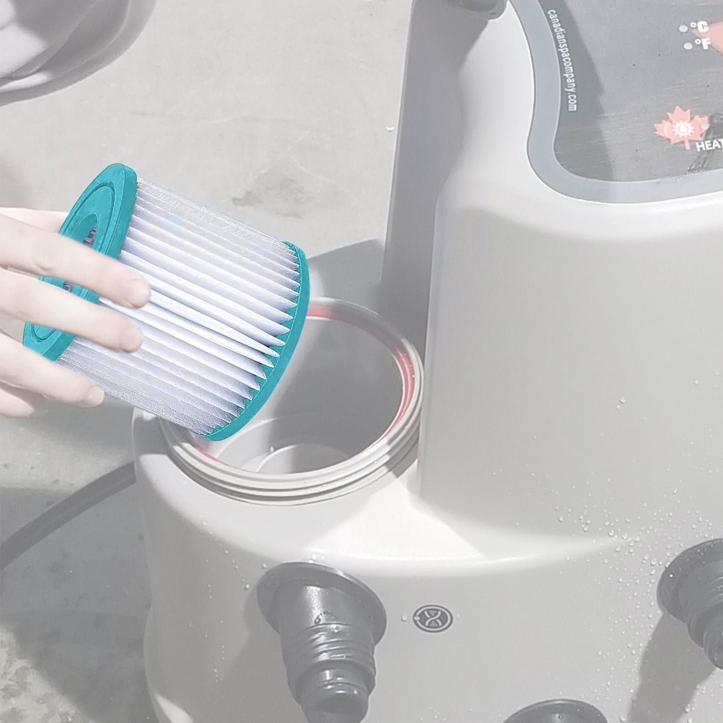 Hurricane 6 Pack HF4313-02 Advanced Pool and Spa Filter Cartridge Replacement