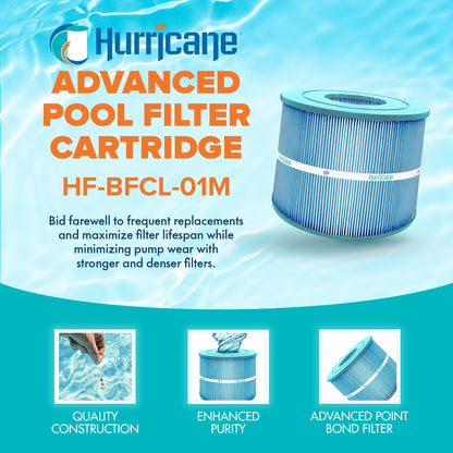 Hurricane Filters HF-BFCL-01M Advanced Pool and Spa Cartridge Filter Replacement