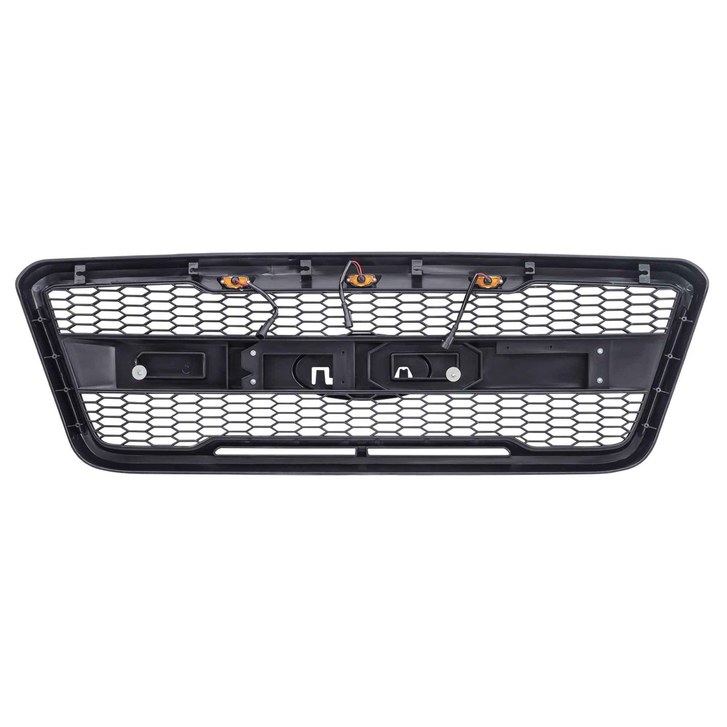 AMERICAN MODIFIED Raptor Style Mesh Grille for 2004-2008 Ford F150, Matte Black