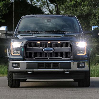 AMERICAN MODIFIED Raptor Style Mesh Grille for 2015-2017 Ford F150, Matte Black - Find Fresh Goods