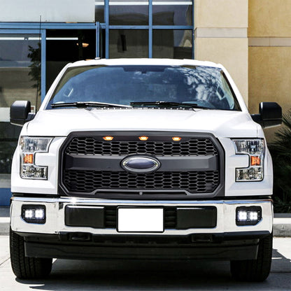 AMERICAN MODIFIED Raptor Style Mesh Grille for 2015-2017 Ford F150, Matte Black - Find Fresh Goods