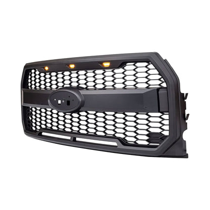 AMERICAN MODIFIED Raptor Style Mesh Grille for 2015-2017 Ford F150, Matte Black - Find Fresh Goods