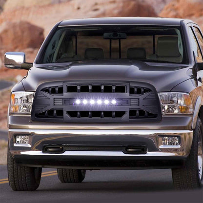 AMERICAN MODIFIED Armor Grille for 2009 to 2012 Dodge Ram 1500, Matte Black