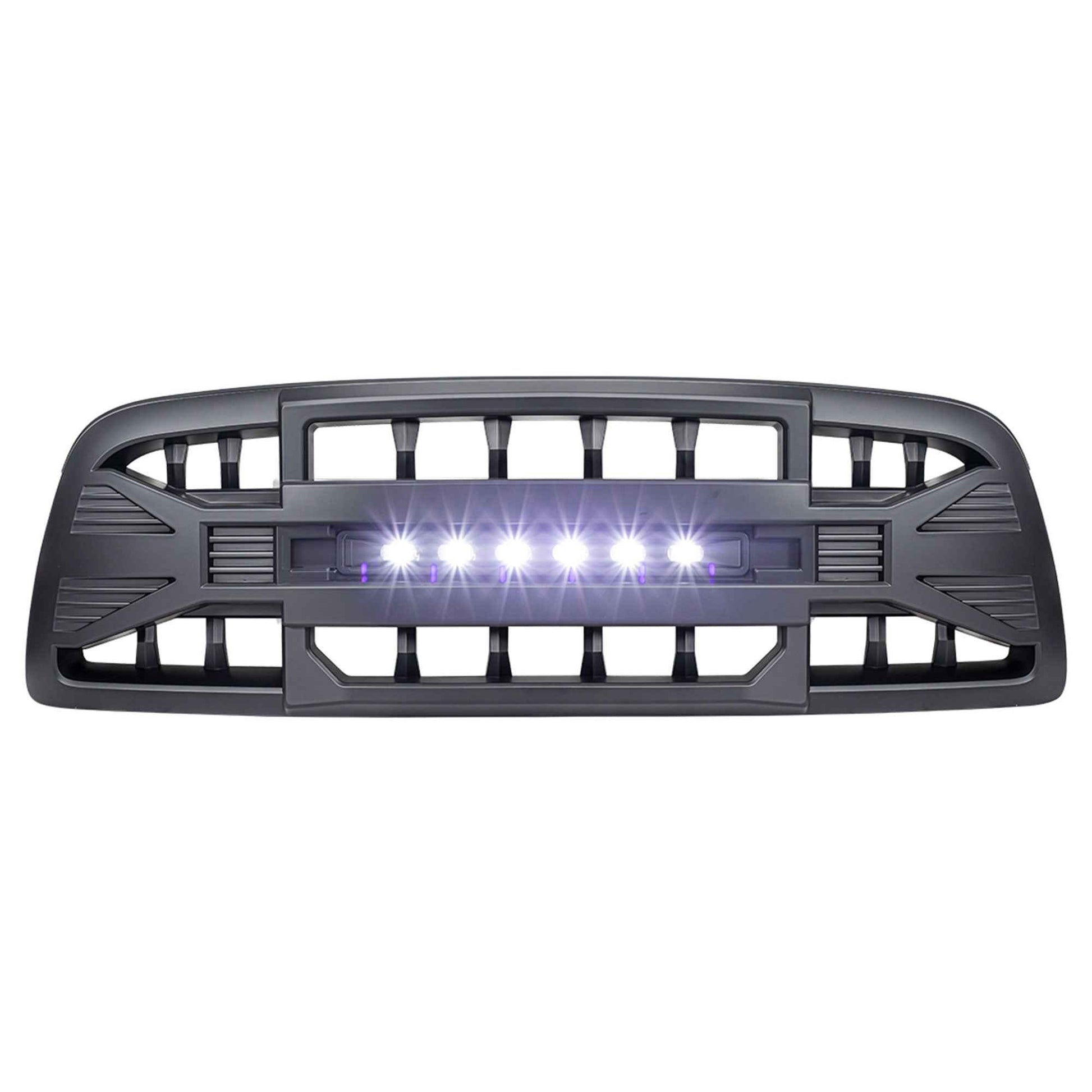 AMERICAN MODIFIED Armor Grille for 2009 to 2012 Dodge Ram 1500, Matte Black