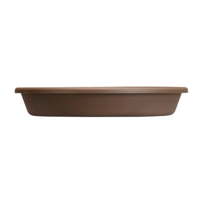 The HC Companies 16.3 Inch Planter Saucer for Classic Pots, Chocolate (12 Pack)