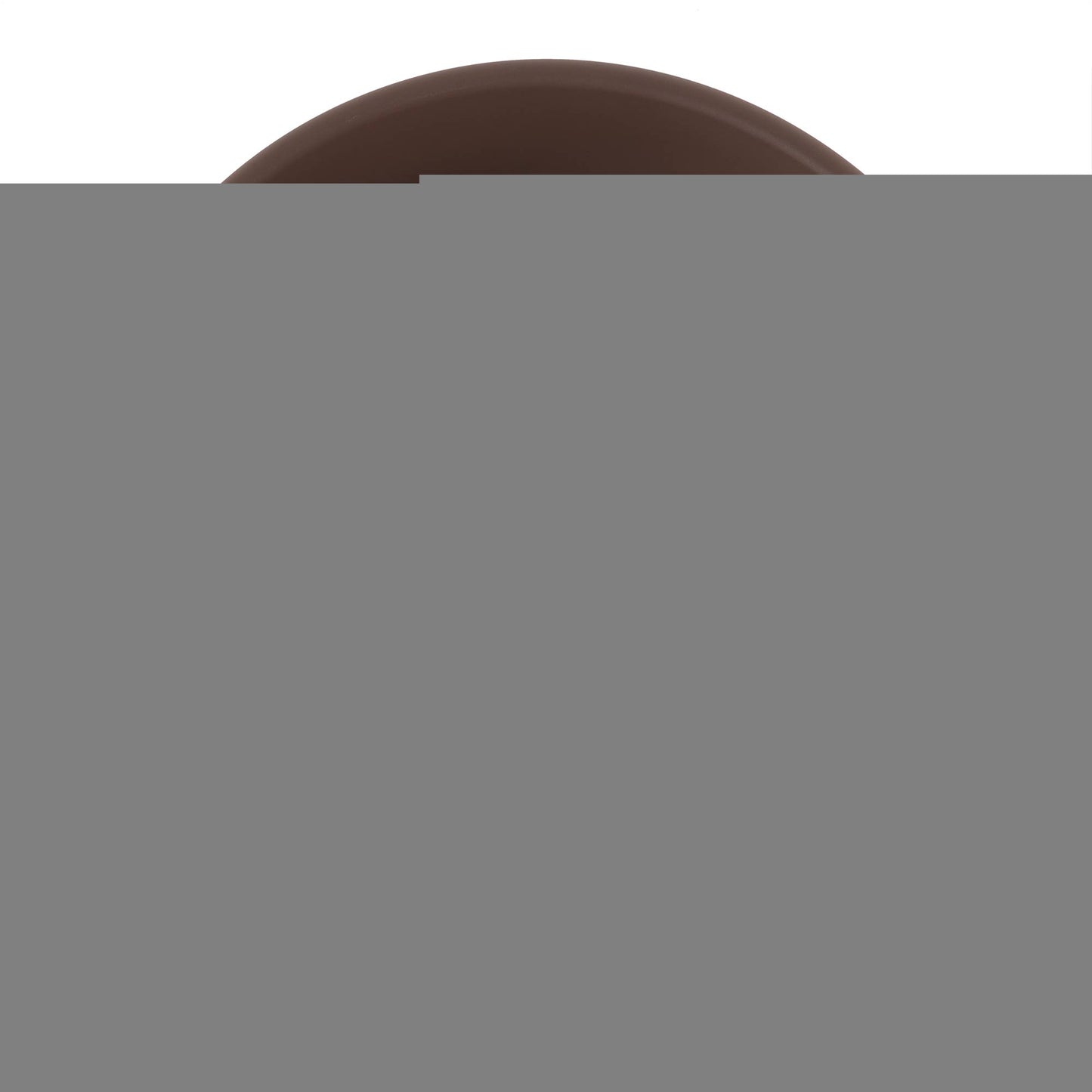 The HC Companies Classic 21" Deep Plastic Round Plant Pot Saucer, Brown (6 Pack)