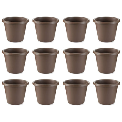 The HC Companies 14 Inch Indoor or Outdoor Classic Flower Pot Planter (12 Pack)