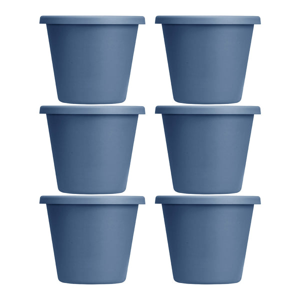 The HC Companies 24 Inch Indoor/Outdoor Classic Flower Pot Planter (6 Pack)