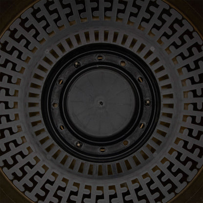 HC Companies Sierra 10 Inch Round Garden Planter Pot, Celtic Bronze (3 Pack)