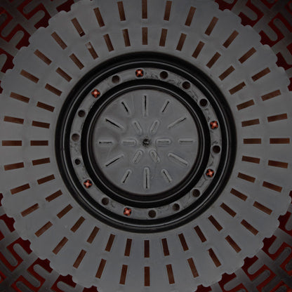 HC Companies Sierra 13 In Round Garden Planter Pot, Rustic Redstone (4 Pack)