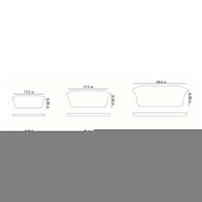 HC Companies Farmhouse Venetian 18 Inch Rectangular Flower Box Saucer (12 Pack)