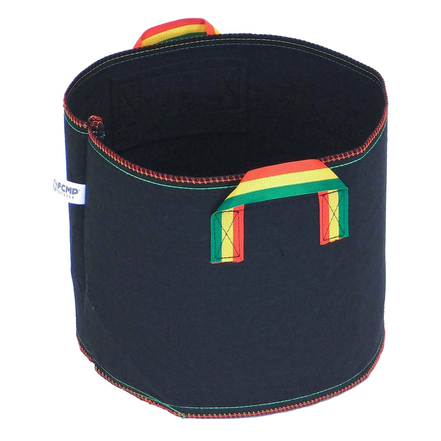 FCMP Outdoor 5 Gal Modern Non Woven Breathable Grow Bags, Multicolor (5 Pack)