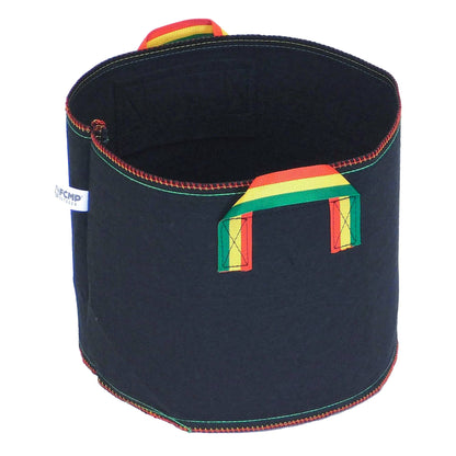 FCMP Outdoor 5 Gal Modern Non Woven Breathable Grow Bags, Multicolor (5 Pack)