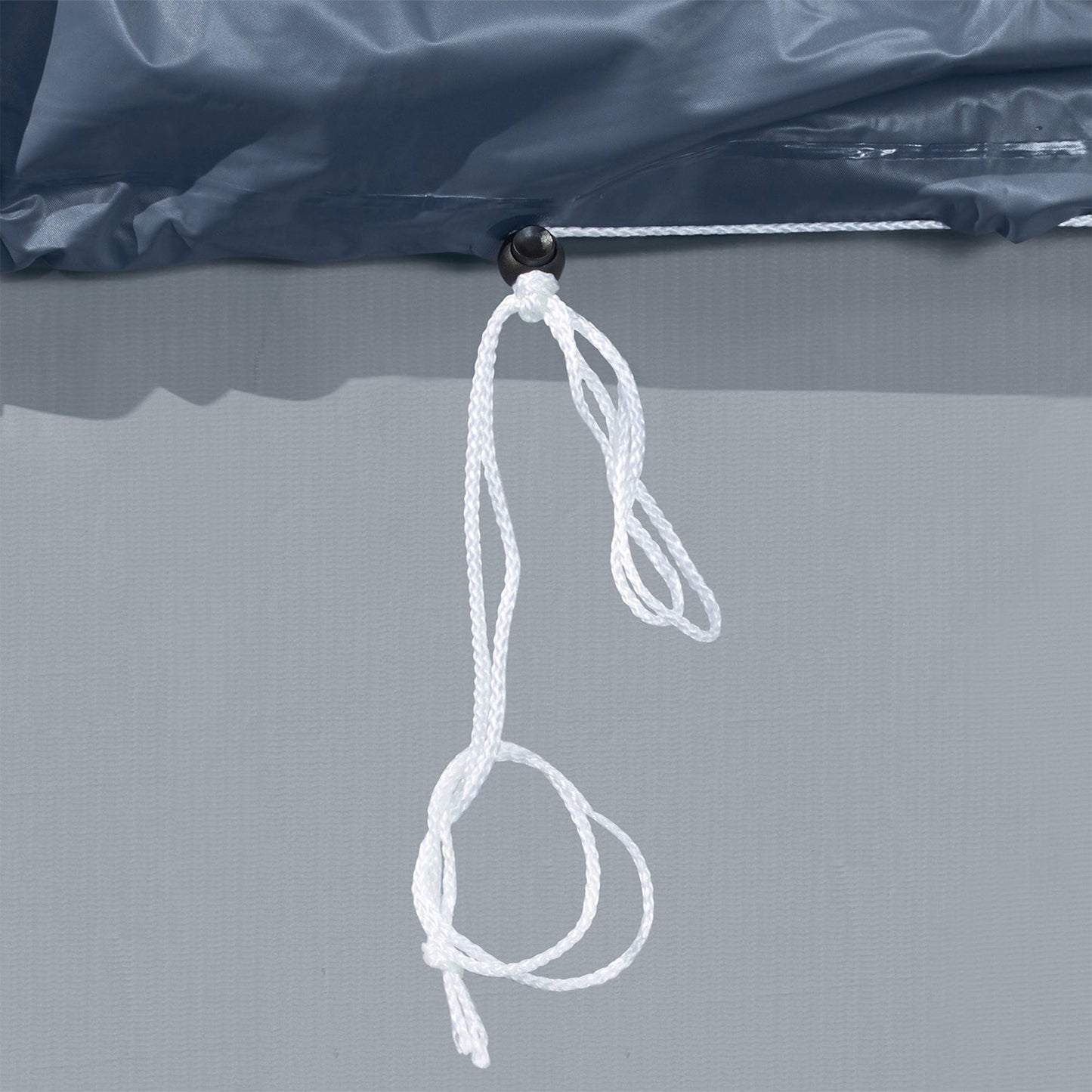 Funsicle 18' x 9' x 52" Oasis Rectangular Swimming Pool Set with 18' Cover, Gray