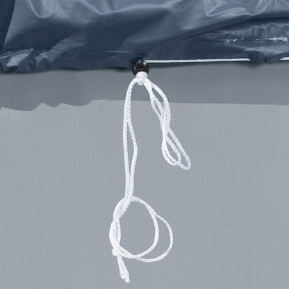 Funsicle 24'x12'x52" Oasis Rectangular Swimming Pool Set with 24' Cover, Gray