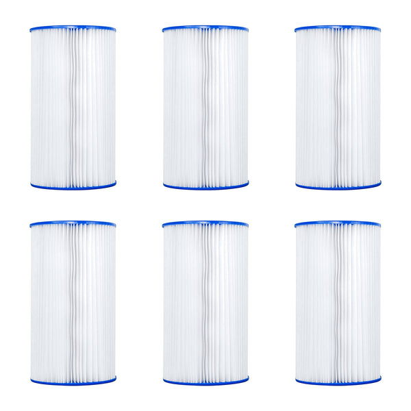 Bestway Flowclear Type IV & B Pool Filter Pump Replacement Cartridge (6 Pack)