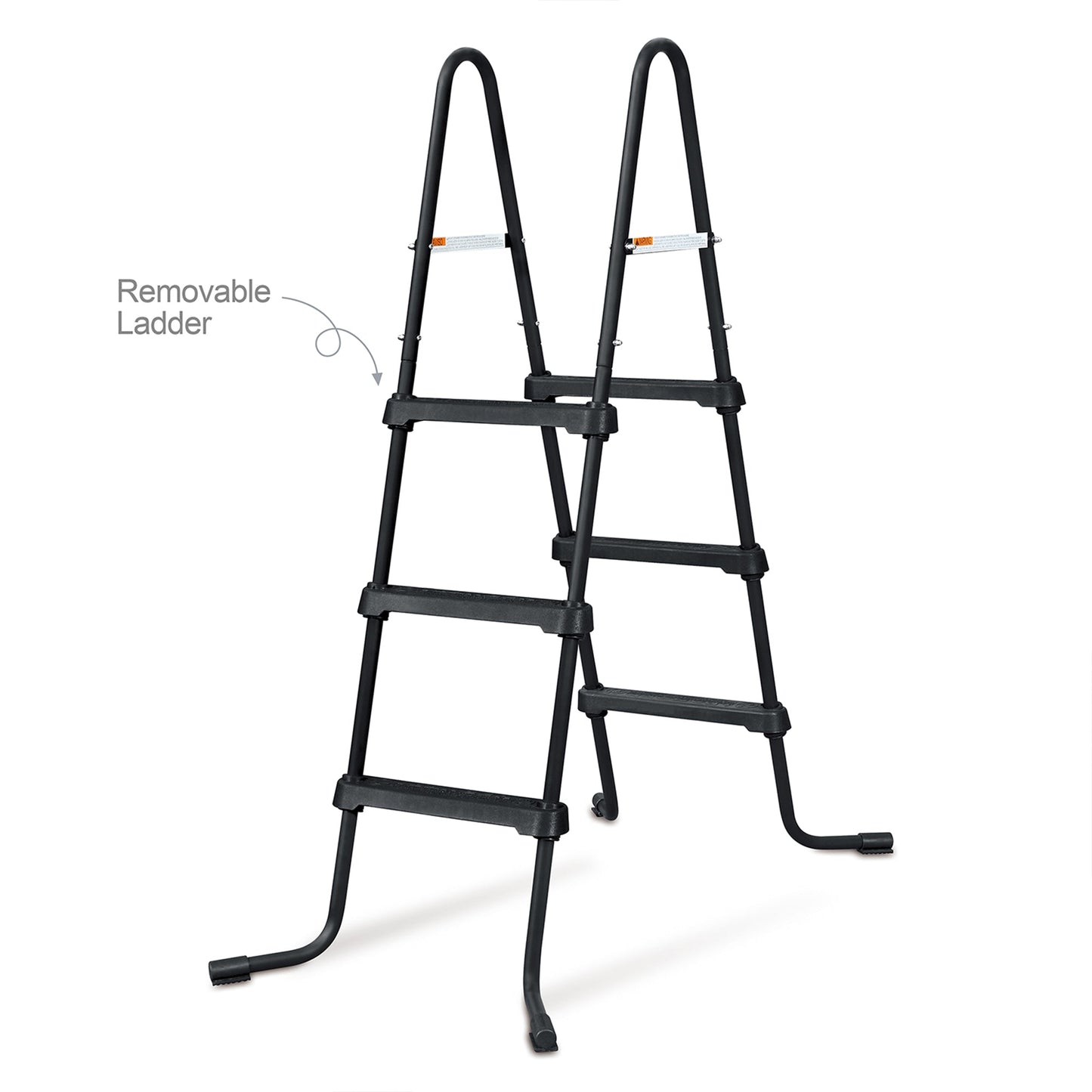 Funsicle 36” SureStep 3 Stair Pool Ladder with 12' x 36" QuickSet Ring Top Pool