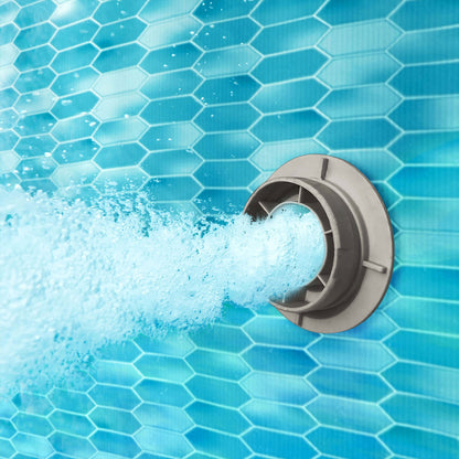 Funsicle 36” SureStep 3 Stair Pool Ladder with 12' x 36" QuickSet Ring Top Pool