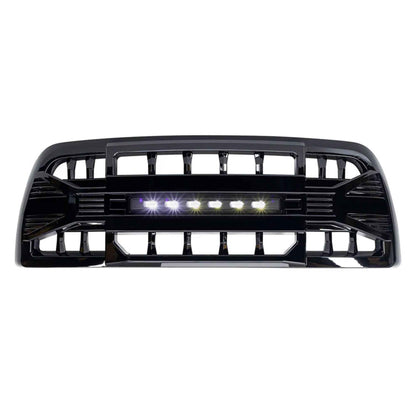 AMERICAN MODIFIED Armor Grille for 2013-2018 Dodge Ram 2500/3500, Glossy Black