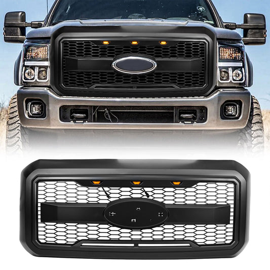 AMERICAN MODIFIED Raptor Style Mesh Grille for 2011-2016 Ford F250/350/450/550 - Find Fresh Goods