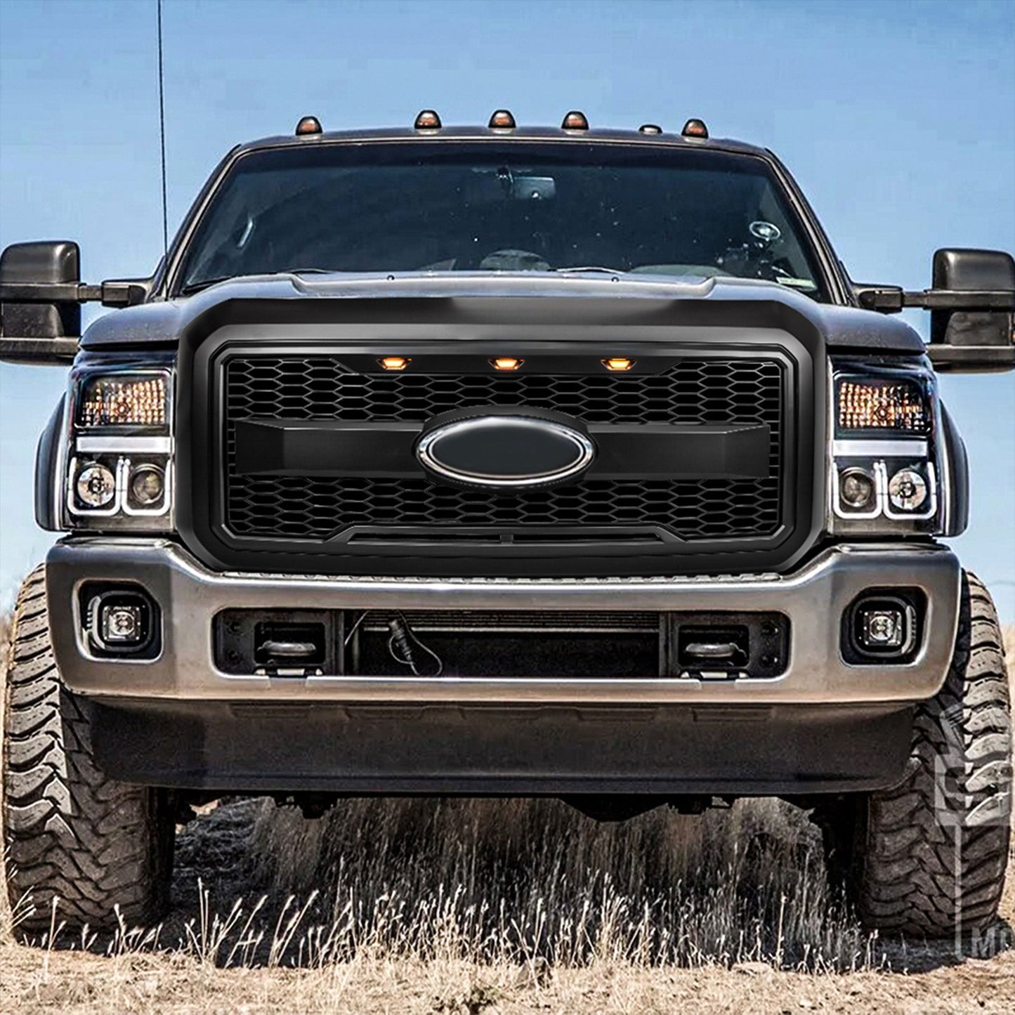 AMERICAN MODIFIED Raptor Style Mesh Grille for 2011-2016 Ford F250/350/450/550 - Find Fresh Goods