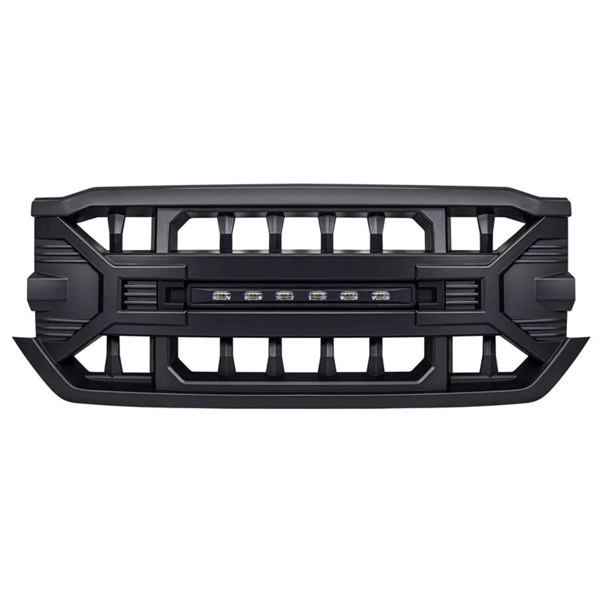 AMERICAN MODIFIED Armor Grille for 16-19 Chevrolet Silverado 1500, Matte Black