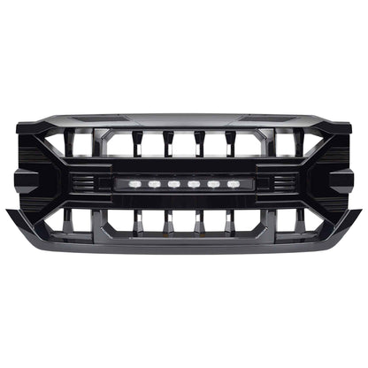 AMERICAN MODIFIED Armor Grille for 2016-2019 Chevy Silverado 1500, Glossy Black