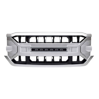 AMERICAN MODIFIED Armor Grille for 2016-2019 Chevrolet Silverado 1500, Silver