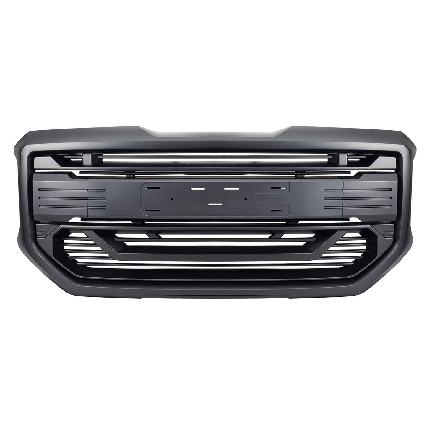 AMERICAN MODIFIED Armor Grille for 2016 to 2018 GMC Sierra 1500, Matte Black
