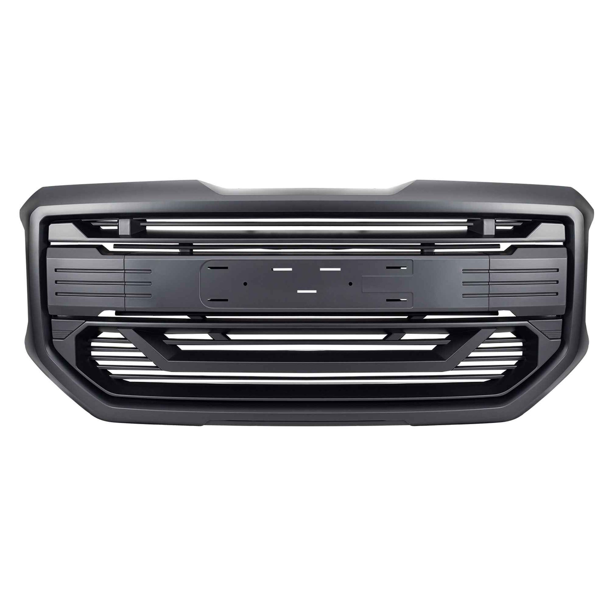 AMERICAN MODIFIED Armor Grille for 2016 to 2018 GMC Sierra 1500, Matte Black