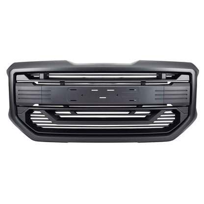 AMERICAN MODIFIED Armor Grille for 2016 to 2018 GMC Sierra 1500, Matte Black