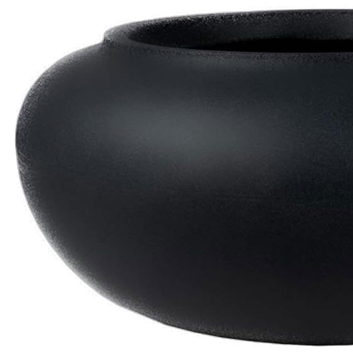 The HC Companies 21 Inch Garden Hose Planter Pot for Patio, Garden & Lawn, Black